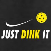 Just Dink It Funny Pickleball Garment-Dyed Fleece Hoodie