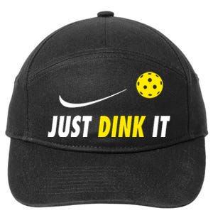 Just Dink It Funny Pickleball 7-Panel Snapback Hat