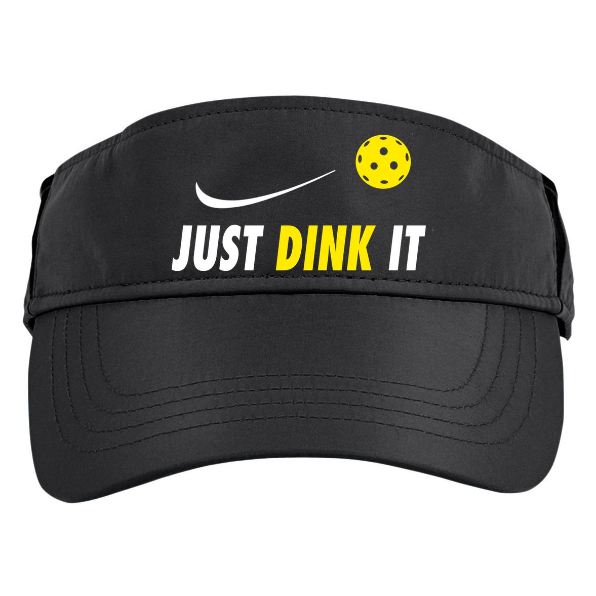 Just Dink It Funny Pickleball Adult Drive Performance Visor