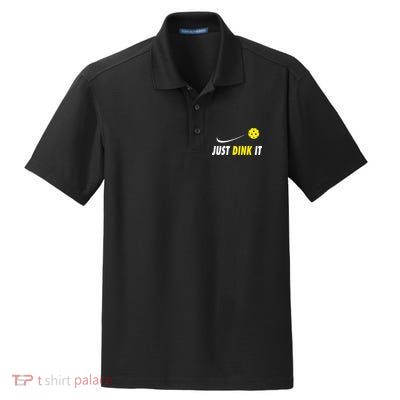 Just Dink It Funny Pickleball Dry Zone Grid Polo