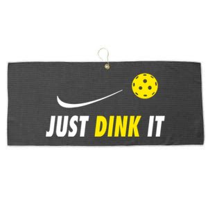 Just Dink It Funny Pickleball Large Microfiber Waffle Golf Towel