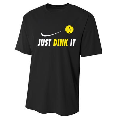 Just Dink It Funny Pickleball Performance Sprint T-Shirt