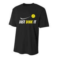 Just Dink It Funny Pickleball Youth Performance Sprint T-Shirt