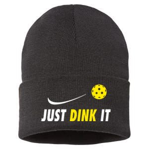 Just Dink It Funny Pickleball Sustainable Knit Beanie