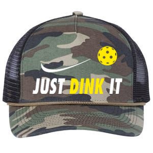 Just Dink It Funny Pickleball Retro Rope Trucker Hat Cap