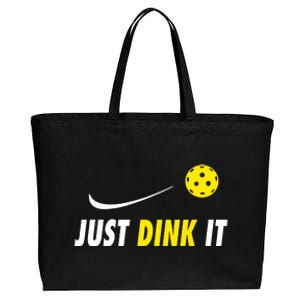 Just Dink It Funny Pickleball Cotton Canvas Jumbo Tote