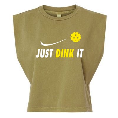 Just Dink It Funny Pickleball Garment-Dyed Women's Muscle Tee