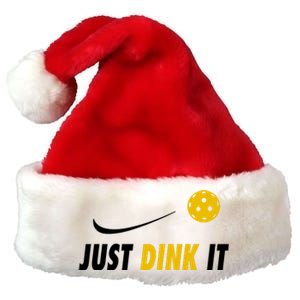 Just Dink It Funny Pickleball Premium Christmas Santa Hat