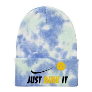 Just Dink It Funny Pickleball Tie Dye 12in Knit Beanie