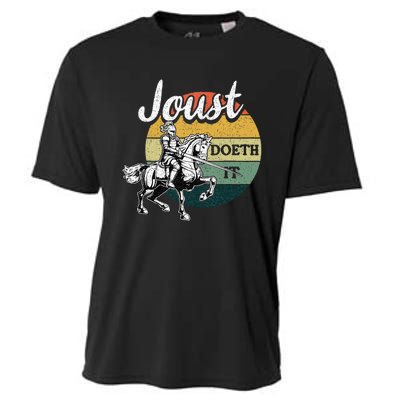 Joust Do It Jousting Knight Renaissance Festival Medieval Cooling Performance Crew T-Shirt