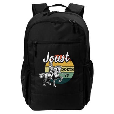 Joust Do It Jousting Knight Renaissance Festival Medieval Daily Commute Backpack