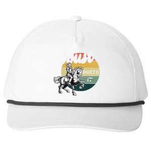 Joust Do It Jousting Knight Renaissance Festival Medieval Snapback Five-Panel Rope Hat