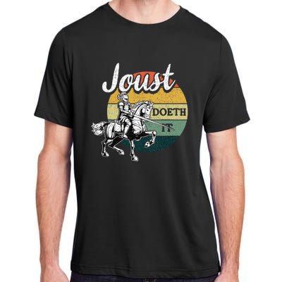 Joust Do It Jousting Knight Renaissance Festival Medieval Adult ChromaSoft Performance T-Shirt