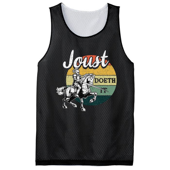 Joust Do It Jousting Knight Renaissance Festival Medieval Mesh Reversible Basketball Jersey Tank