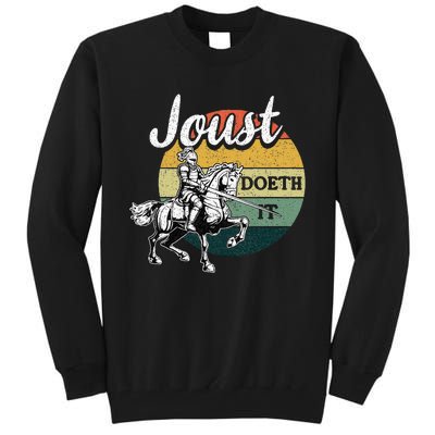 Joust Do It Jousting Knight Renaissance Festival Medieval Tall Sweatshirt