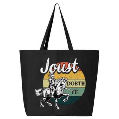 Joust Do It Jousting Knight Renaissance Festival Medieval 25L Jumbo Tote