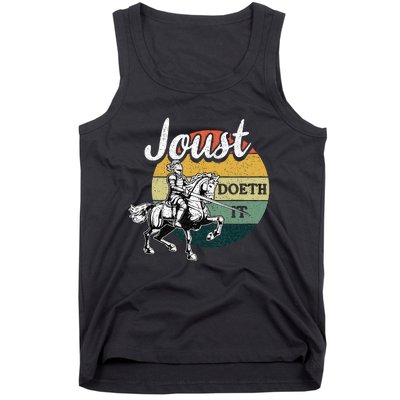 Joust Do It Jousting Knight Renaissance Festival Medieval Tank Top