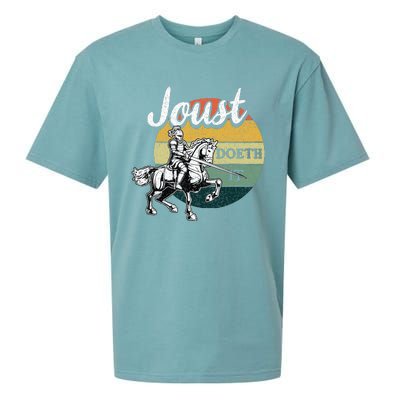 Joust Do It Jousting Knight Renaissance Festival Medieval Sueded Cloud Jersey T-Shirt