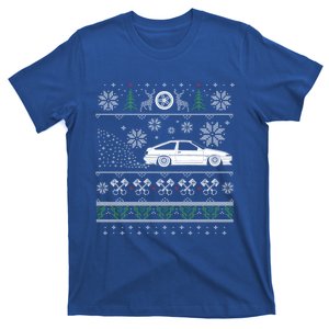 Japanese Drifting Initial Drift Car Love Ugly Christmas Ugly Gift T-Shirt