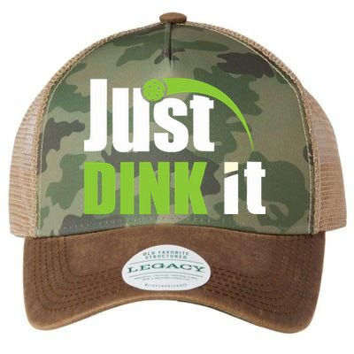 Just Dink It Pickleball Player Paddleball Lover Legacy Tie Dye Trucker Hat