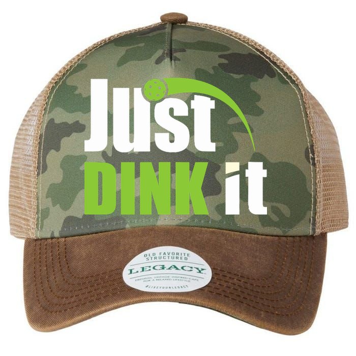 Just Dink It Pickleball Player Paddleball Lover Legacy Tie Dye Trucker Hat