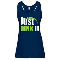 Just Dink It Pickleball Player Paddleball Lover Ladies Essential Flowy Tank