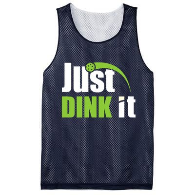 Just Dink It Pickleball Player Paddleball Lover Mesh Reversible Basketball Jersey Tank