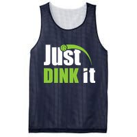 Just Dink It Pickleball Player Paddleball Lover Mesh Reversible Basketball Jersey Tank