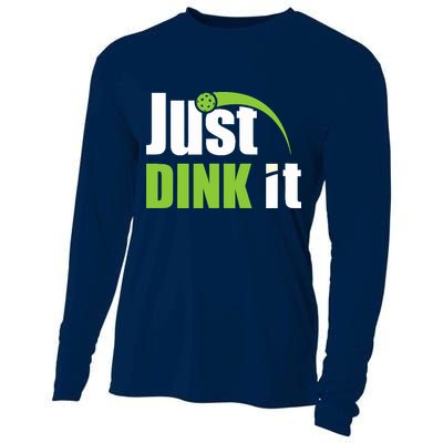 Just Dink It Pickleball Player Paddleball Lover Cooling Performance Long Sleeve Crew