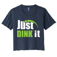 Just Dink It Pickleball Player Paddleball Lover Crop Top