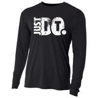 Just Do It Motivational Quotes Cooling Performance Long Sleeve Crew