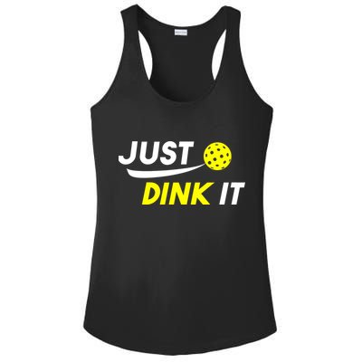 Just Dink It Pickleball Ladies PosiCharge Competitor Racerback Tank