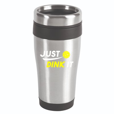 Just Dink It Pickleball 16oz Travel Tumbler