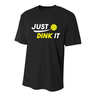 Just Dink It Pickleball Youth Performance Sprint T-Shirt