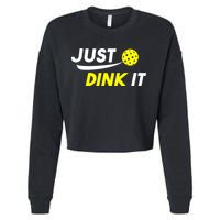 Just Dink It Pickleball Cropped Pullover Crew