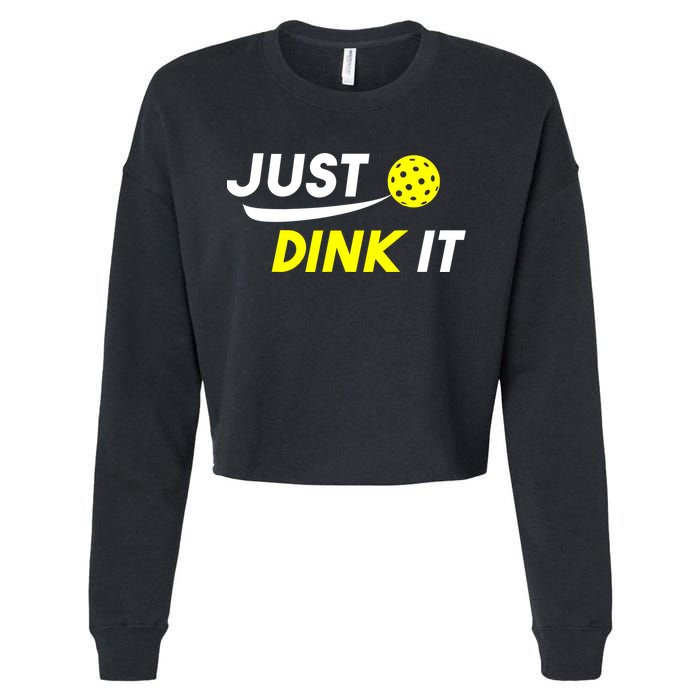 Just Dink It Pickleball Cropped Pullover Crew