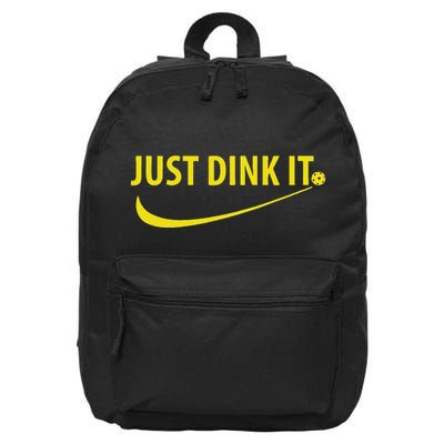 Just Dink It Pickleball 16 in Basic Backpack