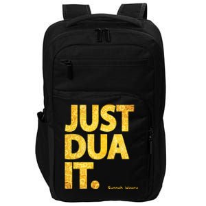 Just Dua It Islamic Muslim Gold Edition Great Gift Impact Tech Backpack