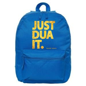 Just Dua It Islamic Muslim Gold Edition Great Gift 16 in Basic Backpack