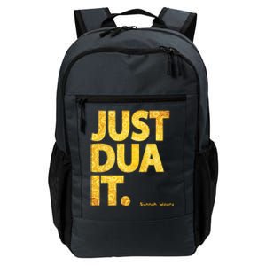 Just Dua It Islamic Muslim Gold Edition Great Gift Daily Commute Backpack