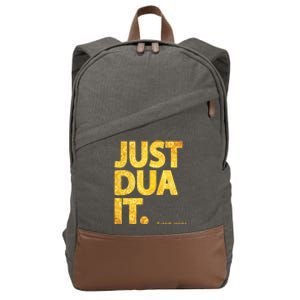 Just Dua It Islamic Muslim Gold Edition Great Gift Cotton Canvas Backpack