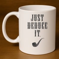 Just Deduce It 11oz C Handle Ceramic Mug