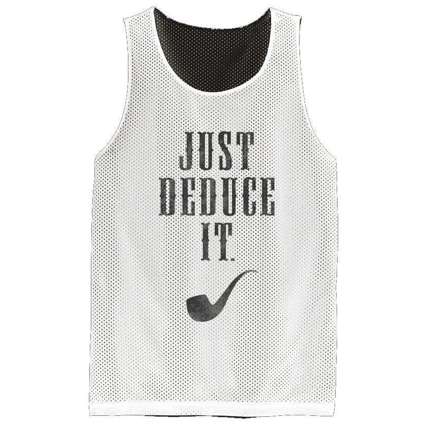 Just Deduce It Mesh Reversible Basketball Jersey Tank
