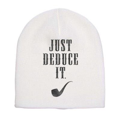 Just Deduce It Short Acrylic Beanie