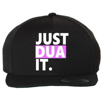 Just Dua It Islamic Prayer Praying Dua Dhikr Great Gift Wool Snapback Cap