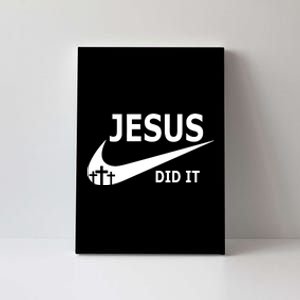 Jesus Did It My Savior Died For My Sins 3 Crosses Christian Catholic Canvas