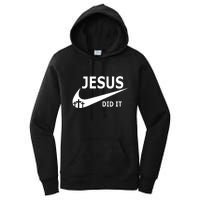 Jesus Did It My Savior Died For My Sins 3 Crosses Christian Catholic Women's Pullover Hoodie