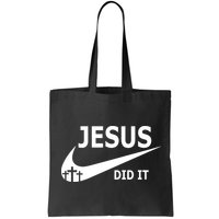 Jesus Did It My Savior Died For My Sins 3 Crosses Christian Catholic Bag