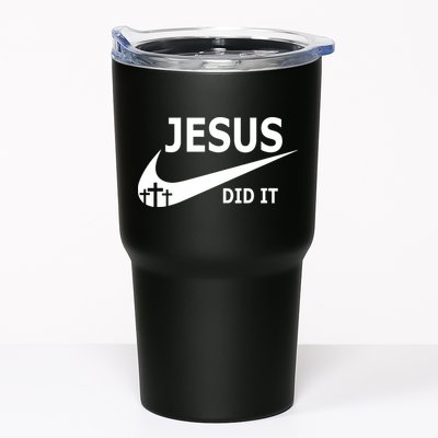 Jesus Did It My Savior Died For My Sins 3 Crosses Christian Catholic Tumbler