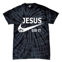 Jesus Did It My Savior Died For My Sins 3 Crosses Christian Catholic Tie-Dye T-Shirt